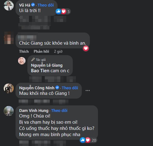 NS Lê Giang gặp tai nạn nghiêm trọng bị rách giác mạc, dàn sao Việt lo sốt vó khuyên nhập viện? - Hình 4