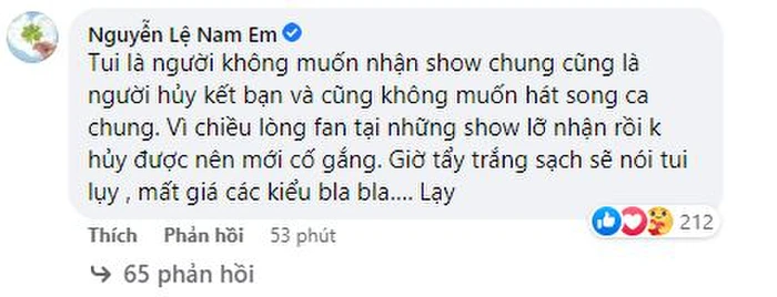 Nam Em tiết lộ lý do huỷ kết bạn, miễn cưỡng ghép cặp Bạch Công Khanh, fan quay xe đẩy thuyền khác - Hình 2