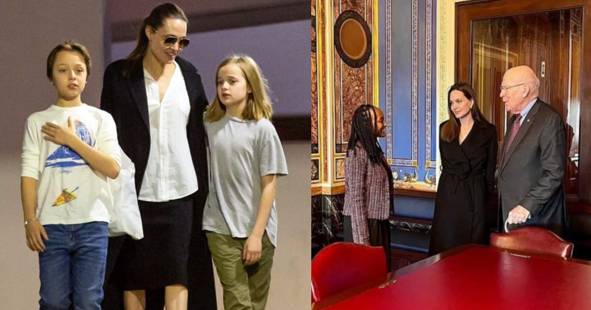 Angelina Jolie cho cặp con song sinh hiếm hoi lộ diện, con gái nuôi làm 1 việc chấn động - Hình 21