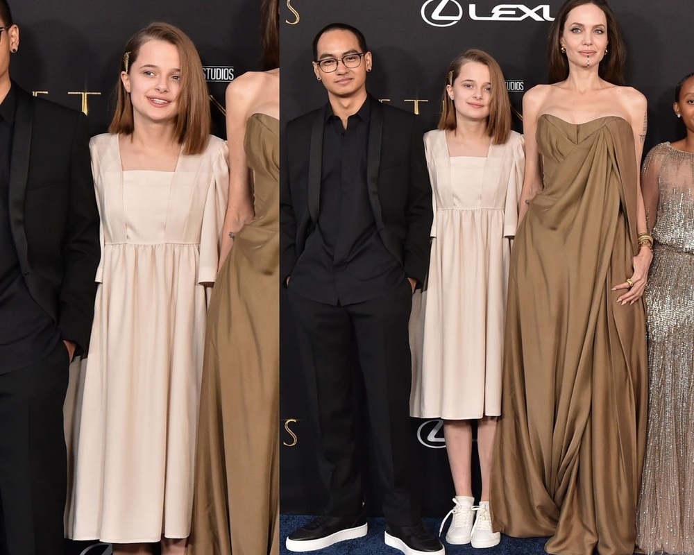 Angelina Jolie cho cặp con song sinh hiếm hoi lộ diện, con gái nuôi làm 1 việc chấn động - Hình 12