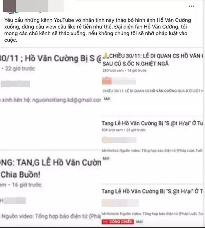 Hồ Văn Cường bị xuất hiện loạt clip qua đời, tổ chức tang lễ, mẹ ruột không thể tin? - Hình 5