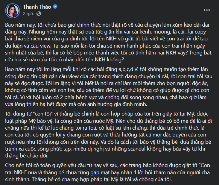 Thanh Thảo một lần nói hết về scandal năm xưa của Ngô Kiến Huy, em gái và con trai - Hình 1