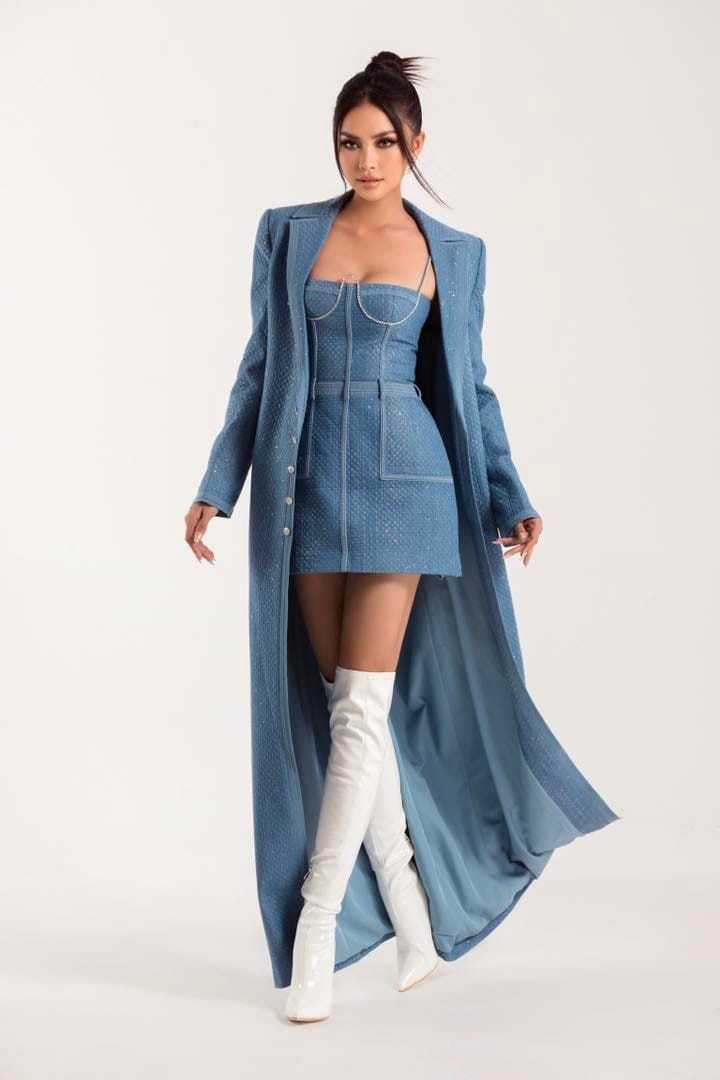 Ngọc Châu cực keo với outfit thứ 2 tại Mỹ, fan Thái cay cú liền tố đạo nhái? - Hình 9
