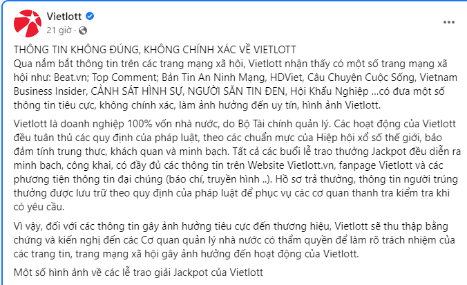 Vietlott bức xúc trước tin đồn gian lận, làm rõ chuyện 1 người cùng nhận 2 giải độc đắc trăm tỷ - Hình 3
