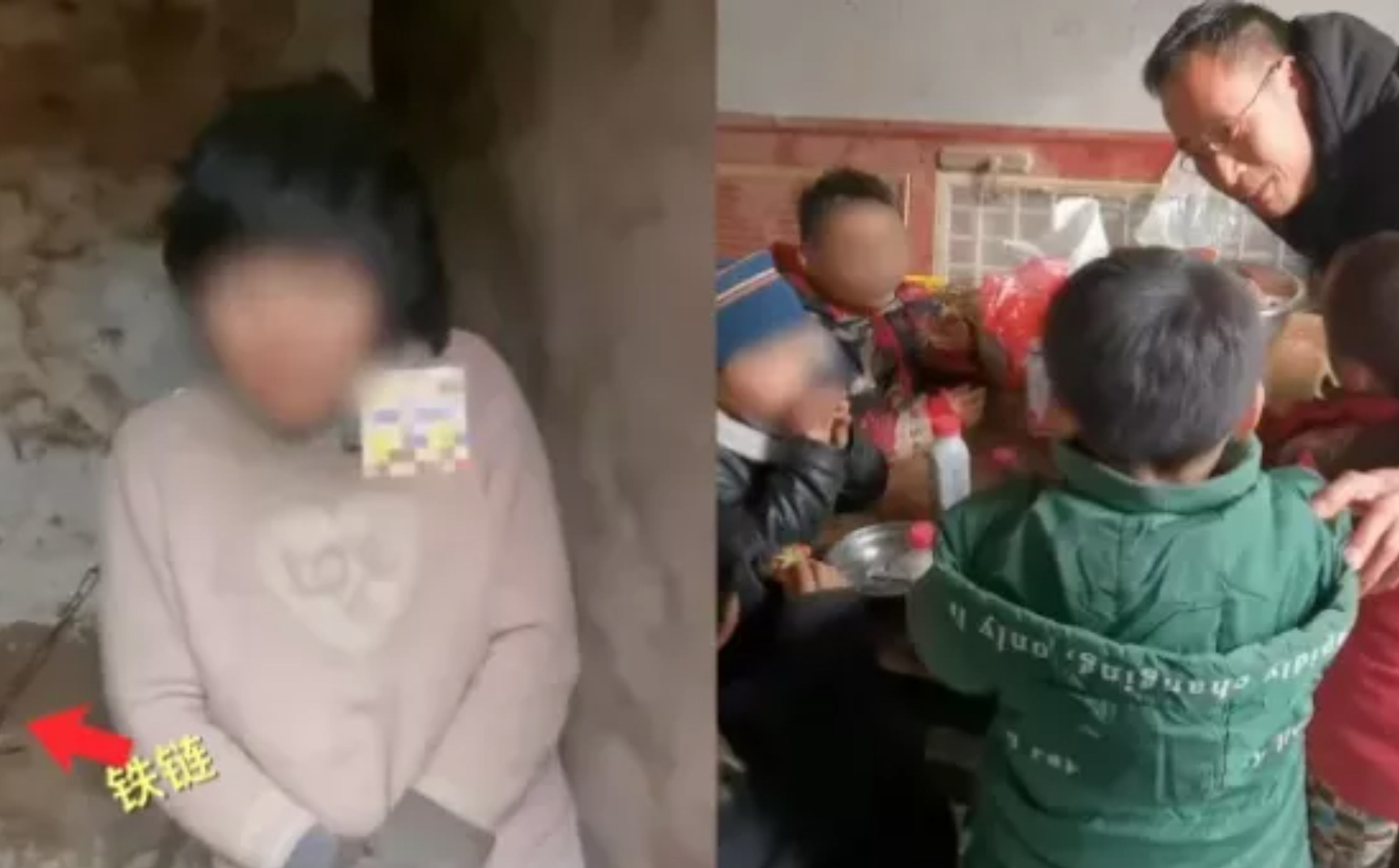 Quá kinh khủng! Video về bà mẹ 8 con bị xích như thú vật khiến MXH Trung Quốc cực phẫn nộ - Netizen - Việt Giải Trí