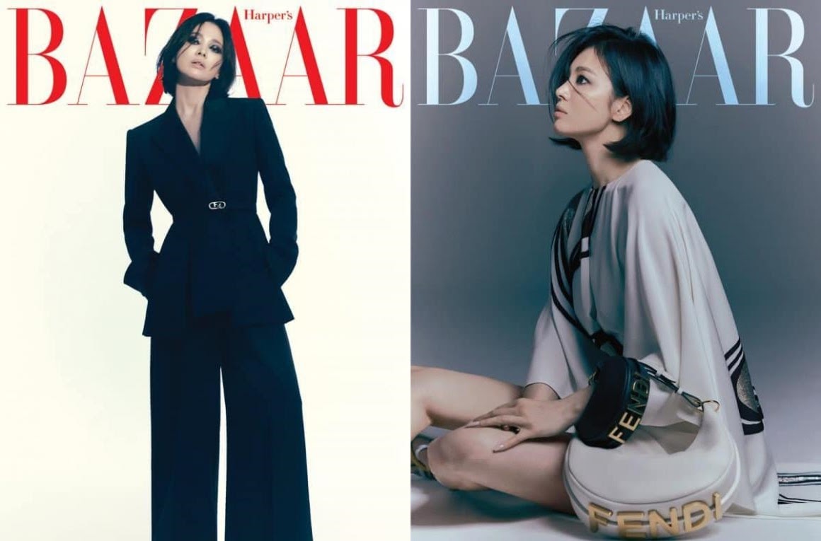 Song Hye Kyo xuống tóc, xuất hiện ma mị sau thông tin Hyun Bin lên xe hoa với Son Ye Jin - Hình 6