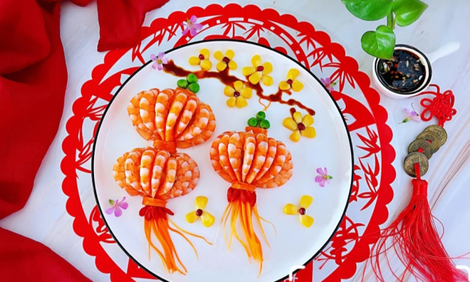 Những cách bày biện đồ ăn ngày Tết đơn giản mà đẹp - Hình 1