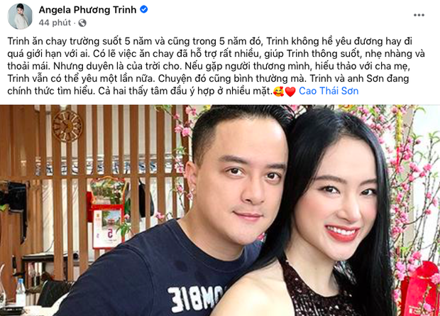 Angela Phương Trinh vừa xác nhận tìm hiểu, Cao Thái Sơn đã vội đặt trước tên cho con trai đầu lòng - Hình 1