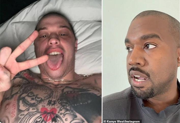Pete Davidson khoe đang ngủ với Kim Kardashian, công khai đấu Kanye West - Hình 1