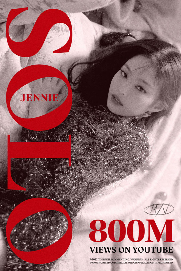 Jennie (BLACKPINK) 'gây chấn động' với 'MV solo có lượt xem cao nhất' trên YouTube - 800 triệu view! - Hình 1