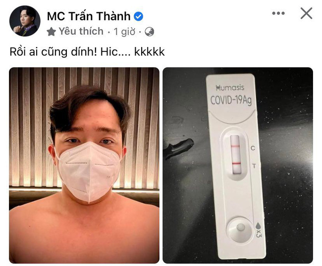 MC Trấn Thành dương tính với Covid-19, Hari Won đăng dòng trạng thái gây hoang mang - Hình 4