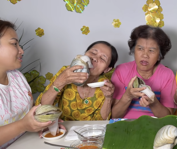 Quỳnh Trần JP ăn 1 món có hình thù nhạy cảm, đến phụ huynh ngồi ăn ké cũng đỏ mặt vì ớn lạnh - Hình 4