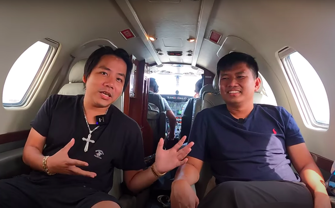 Khoa Pug bị tố xạo nổ mua chuyên cơ với Vương Phạm vẫn chưa chừa, tiếp tục review tàu sân bay tỷ đô? - Hình 2