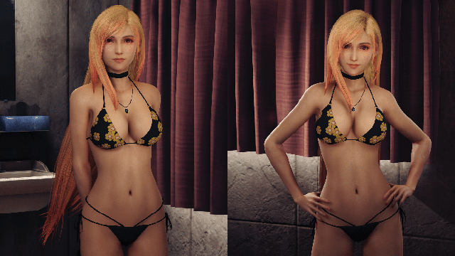 Xuất hiện bản mod Tifa diện bikini cực kỳ bốc lửa, thậm chí còn có độ phân giải 4K, lấy cảm hứng từ Anime - Hình 2