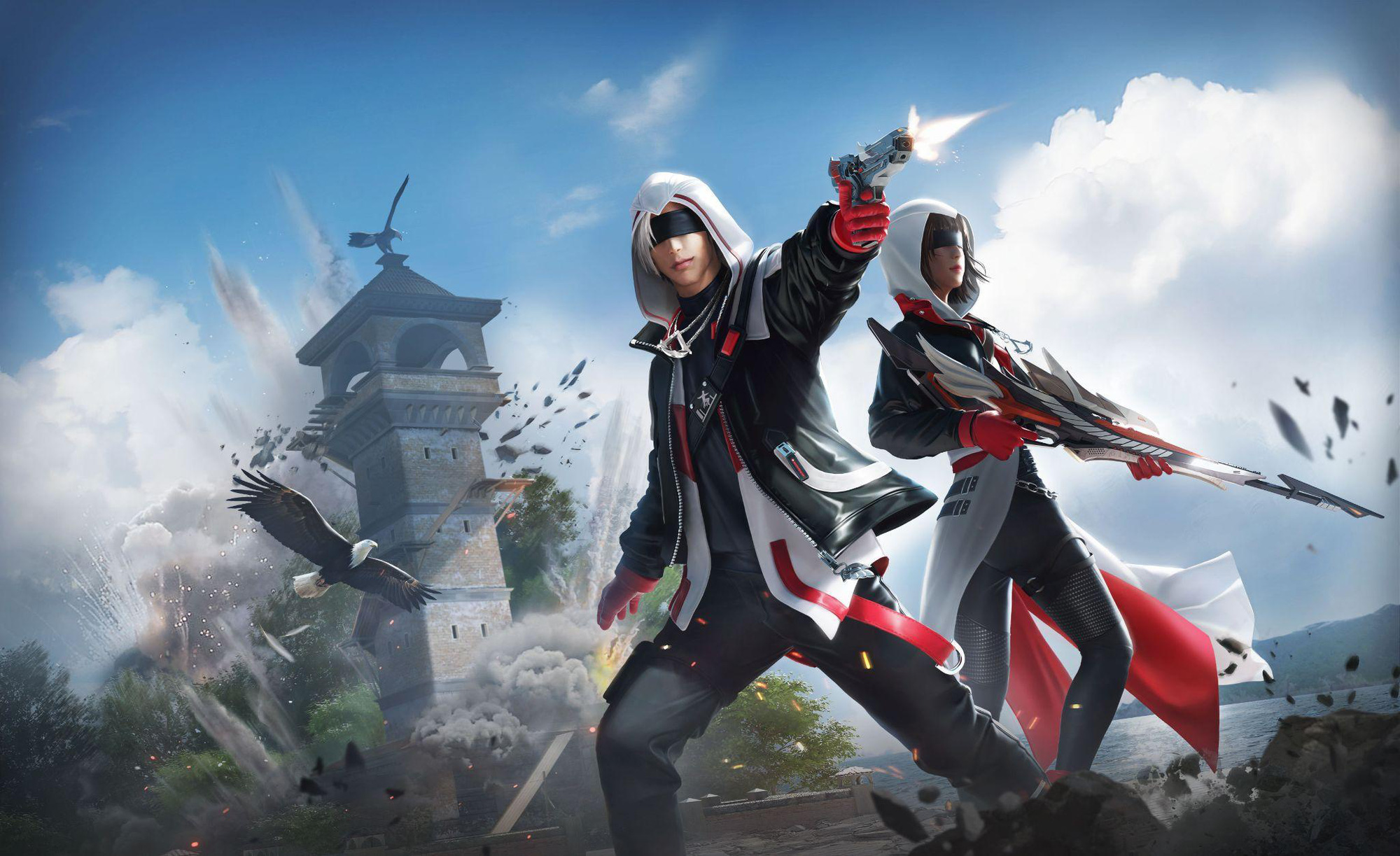 Đắm chìm vào Cú Nhảy Niềm Tin bằng màn kết hợp của Free Fire và Assassin's Creed - Hình 4