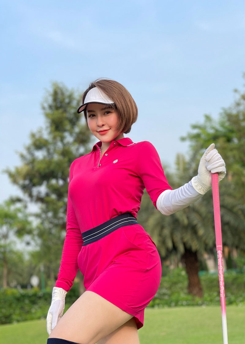 Bị hỏi tiền đâu đi đánh golf - hot girl Trâm Anh đáp trả cực gắt, nói luôn về clip nhạy cảm - Hình 1