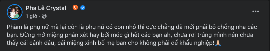 Hoàng Oanh vừa ly hôn chồng Tây, Pha Lê đăng đàn ẩn ý về phụ nữ bỏ chồng - Hình 4