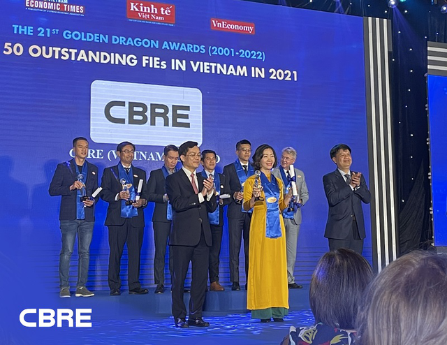 CBRE được vinh danh là Đơn vị tư vấn Bất động sản tốt nhất Việt Nam - Hình 1