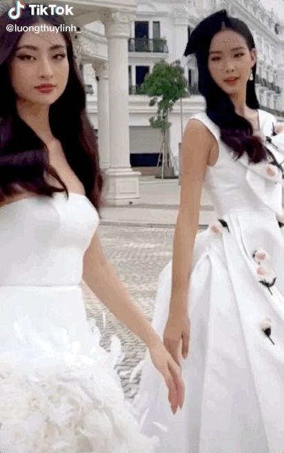 Đọ sắc cùng thí sinh đầu tiên vào top 20 Miss World Việt, Lương Thuỳ Linh bị lấn át 1 điều nhưng đây là điểm cứu lại! - Hình 1