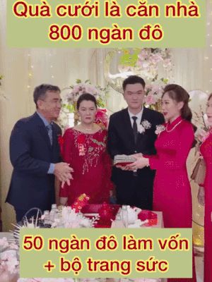 Xuýt xoa của hồi môn khủng của cặp cô dâu chú rể Sóc Trăng: Nhà 18 tỷ ở Mỹ, 1 tỷ tiề.n mặt, trang sức 20 tỷ - Hình 1