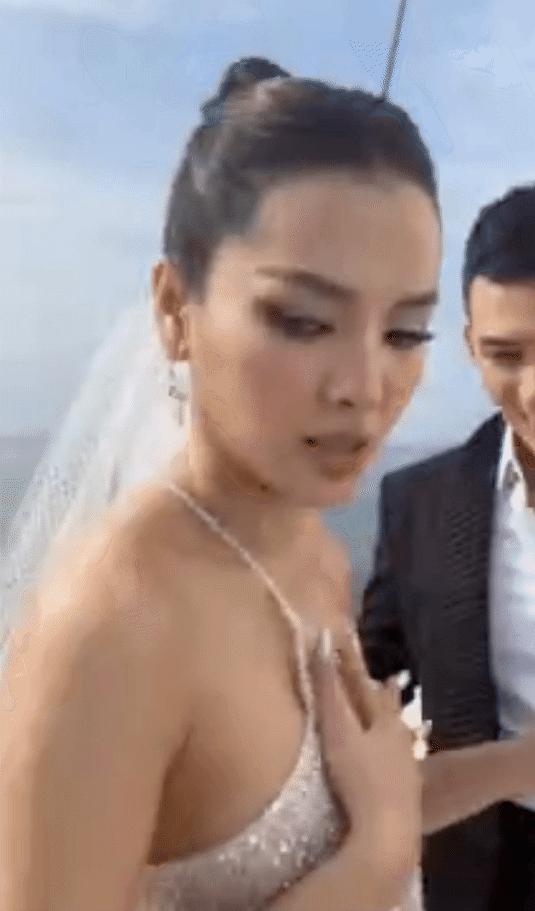 Phương Trinh Jolie vướng ồn ào hậu hôn lễ: Váy cưới nhìn như đồ tắm - Hình 5