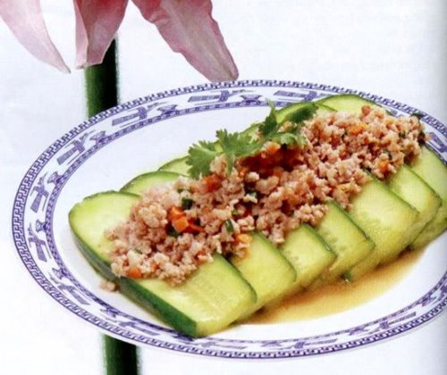 Dưa leo xào thịt băm - Hình 1