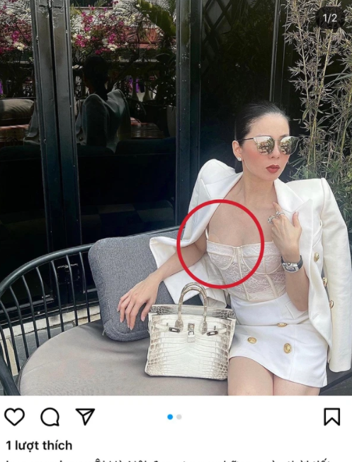 Lệ Quyên diện đồ mát mẻ nhưng bị soi lộ điểm hớ hênh, kém duyên - Hình 1
