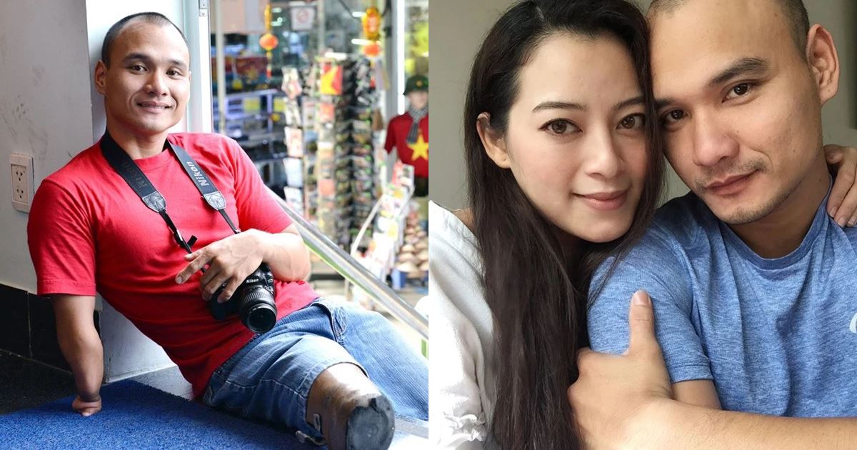 Chàng trai không chân lấy được vợ xinh đẹp, bật khóc khi biết con đầy đủ tay chân - Hình 6