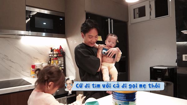 Mẹ vắng nhà - Ba là siêu nhân tập 3: Vũ điệu rap của bố JustaTee đã thành công dụ Cici uống sữa - Hình 5