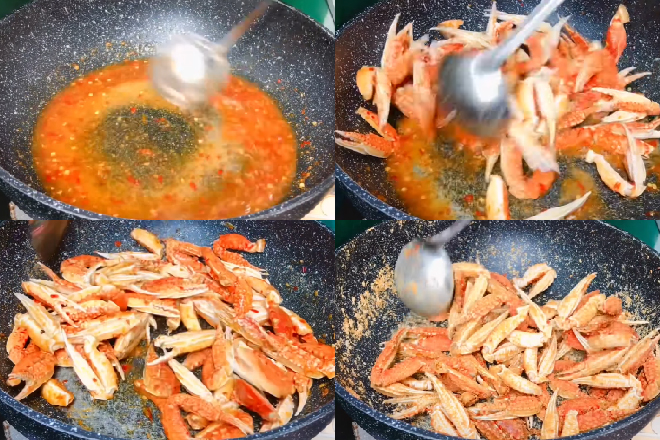 4 cách làm càng ghẹ rang muối cay mặn hấp dẫn, càng ăn càng nghiện - Hình 4