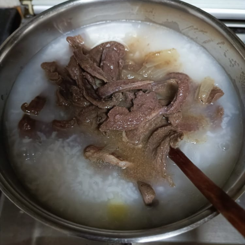 Cách làm món cháo tim heo nấu với khoai tây thơm ngon bổ dưỡng cực đơn giản - Hình 15
