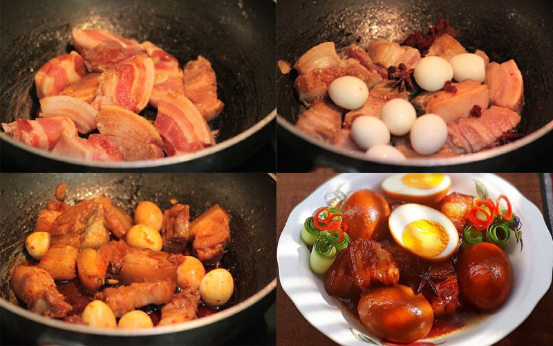 Cách làm thịt ba chỉ kho xì dầu hấp dẫn lạ miệng, cực hao cơm - Hình 3