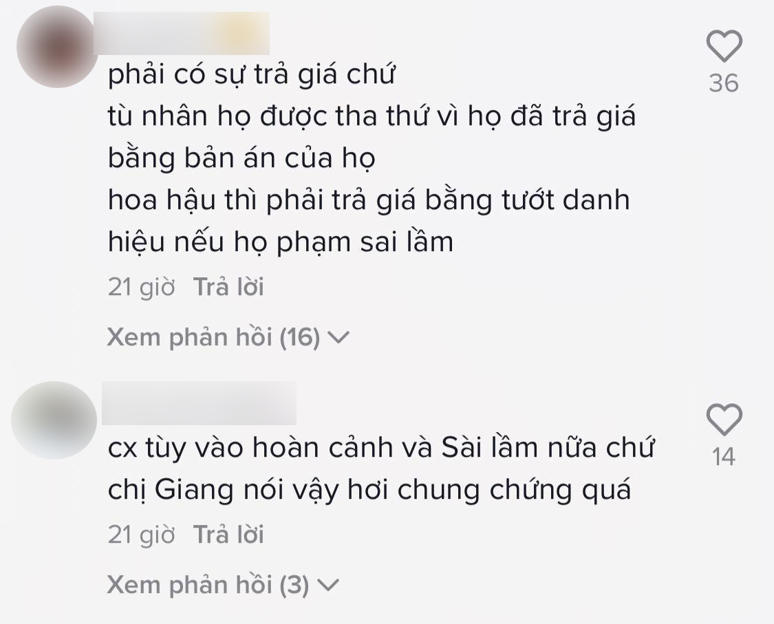 Hương Giang lại làm dậy sóng cõi mạng khi so sánh Hoa hậu với tù nhân - Hình 6