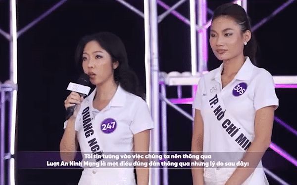 Clip: Dàn thí sinh Hoa Hậu Hoàn Vũ nói tiếng Anh như nuốt mic, Thảo Nhi Lê xuất sắc nhưng vẫn thua đối thủ - Hình 3