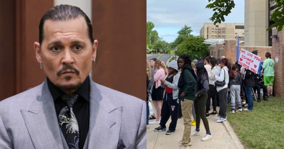 Vụ kiện Johnny Depp - Amber Heard: Fan xếp hàng trước tòa lúc 1h sáng để nhận kết quả - Hình 7
