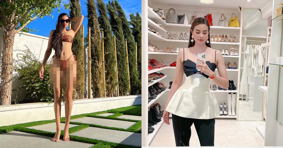 Phạm Hương diện bikini, khoe body cực phẩm sau khi sinh con thứ 2 - Hình 16