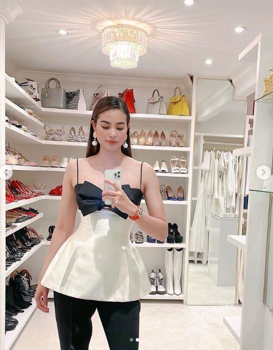 Phạm Hương diện bikini, khoe body cực phẩm sau khi sinh con thứ 2 - Hình 12
