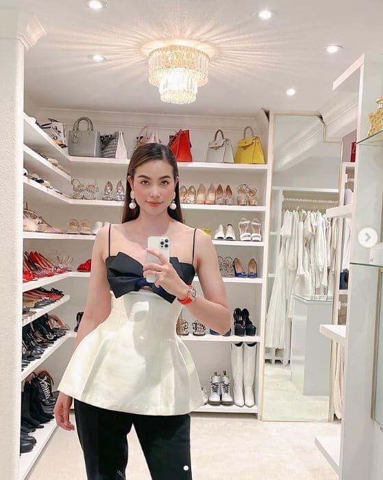 Phạm Hương diện bikini, khoe body cực phẩm sau khi sinh con thứ 2 - Hình 13
