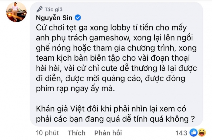 Nguyễn Sin hé lộ bí mật động trời về giới nghệ sĩ, réo tên Hồ Quang Hiếu, Anh Đức khi Hữu Tín bị bắt