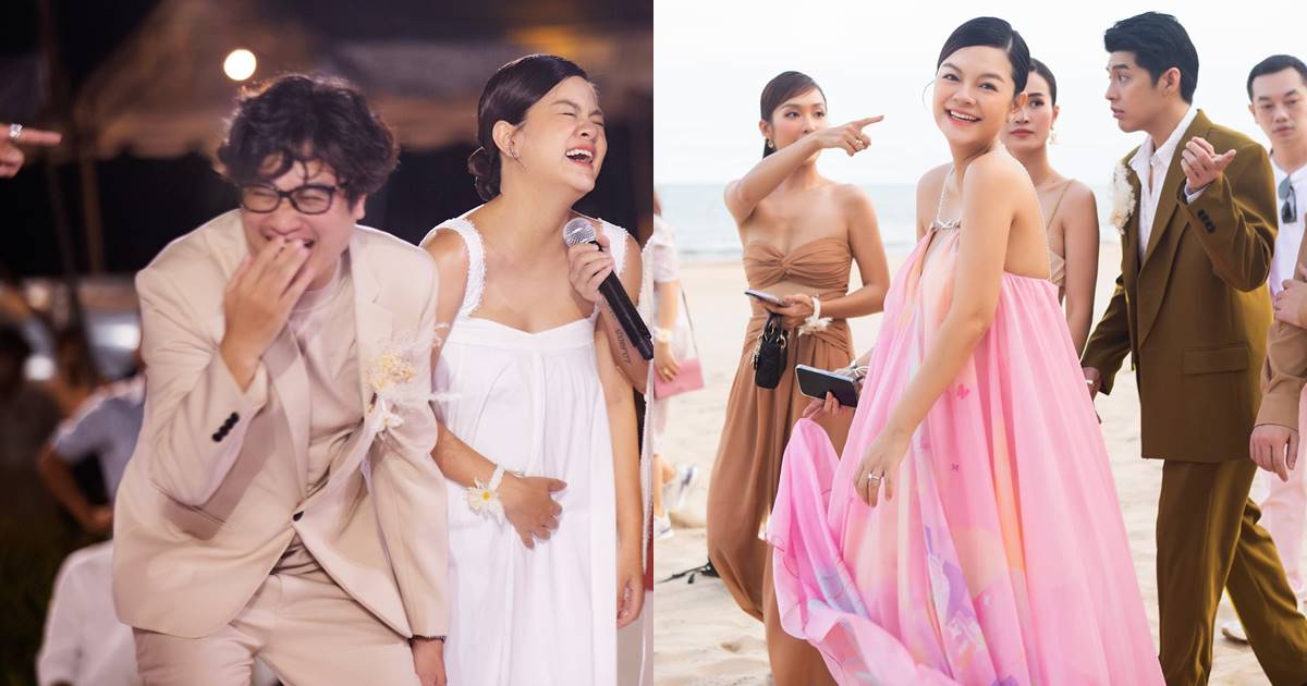 Phạm Quỳnh Anh lộ đã bí mật kết hôn trong đám cưới Minh Hằng, đồng nghiệp lầy lội trêu chọc điều này - Hình 12