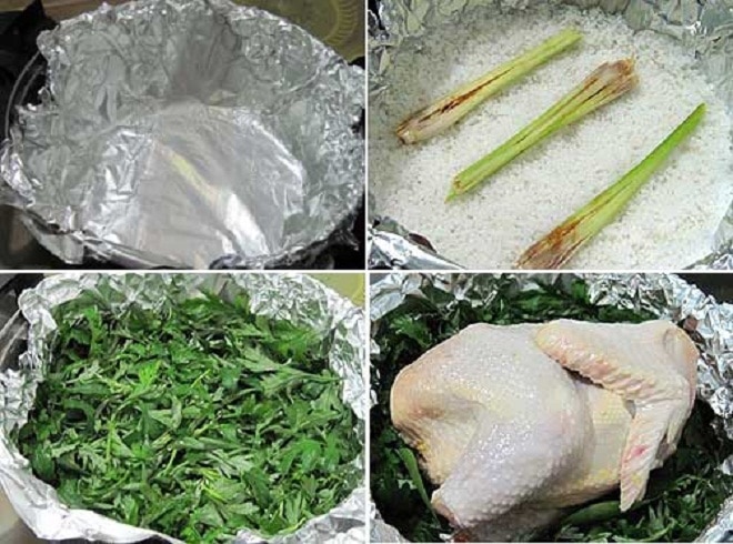 Cách hấp gà cách thủy vàng ngon đơn giản, nhanh chín mềm - Hình 11