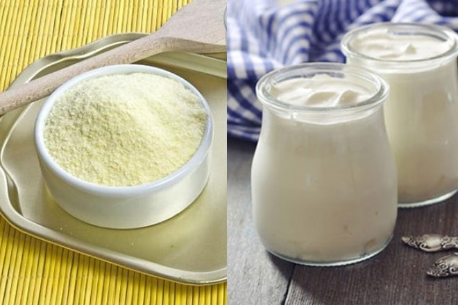 Cách làm sữa chua bằng sữa bột béo nguyên kem, bột công thức cho bé - Hình 3