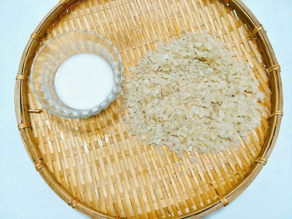 Món chè cốm khoai lang dẻo bùi thơm ngọt - Hình 3