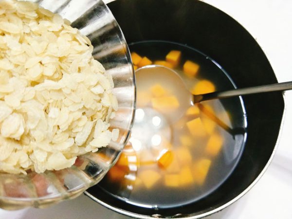 Món chè cốm khoai lang dẻo bùi thơm ngọt - Hình 6