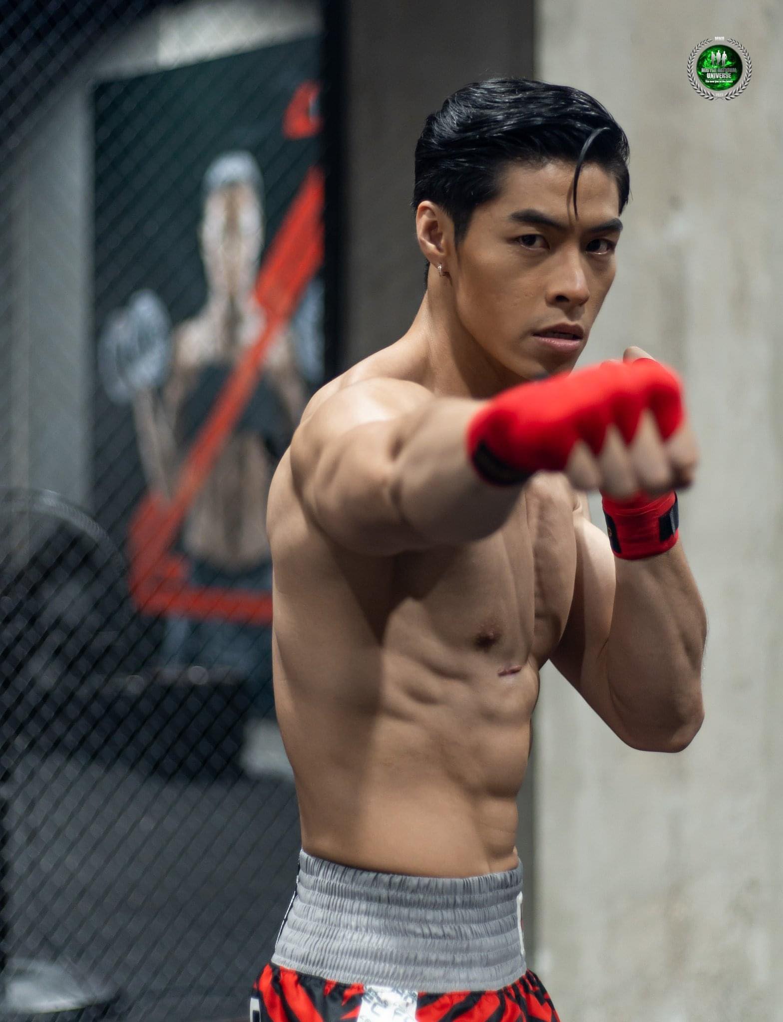 Ngô Hoàng Phi Việt mặc áo dài Vương Triều đến Mister National Universe 2022 - Hình 11