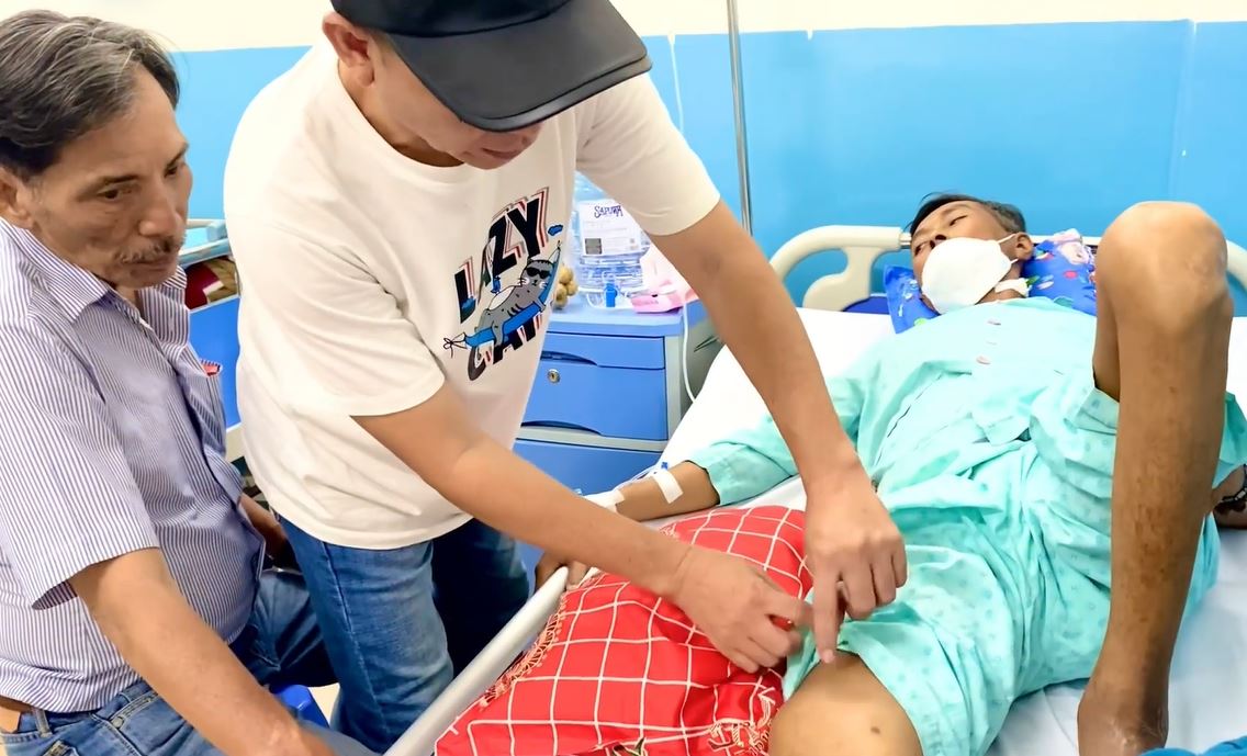 Nghệ sĩ Thương Tín đến thăm Bắc Hải, sức khỏe hiện tại nam diễn viên hài hiện tại ra sao? - Hình 1