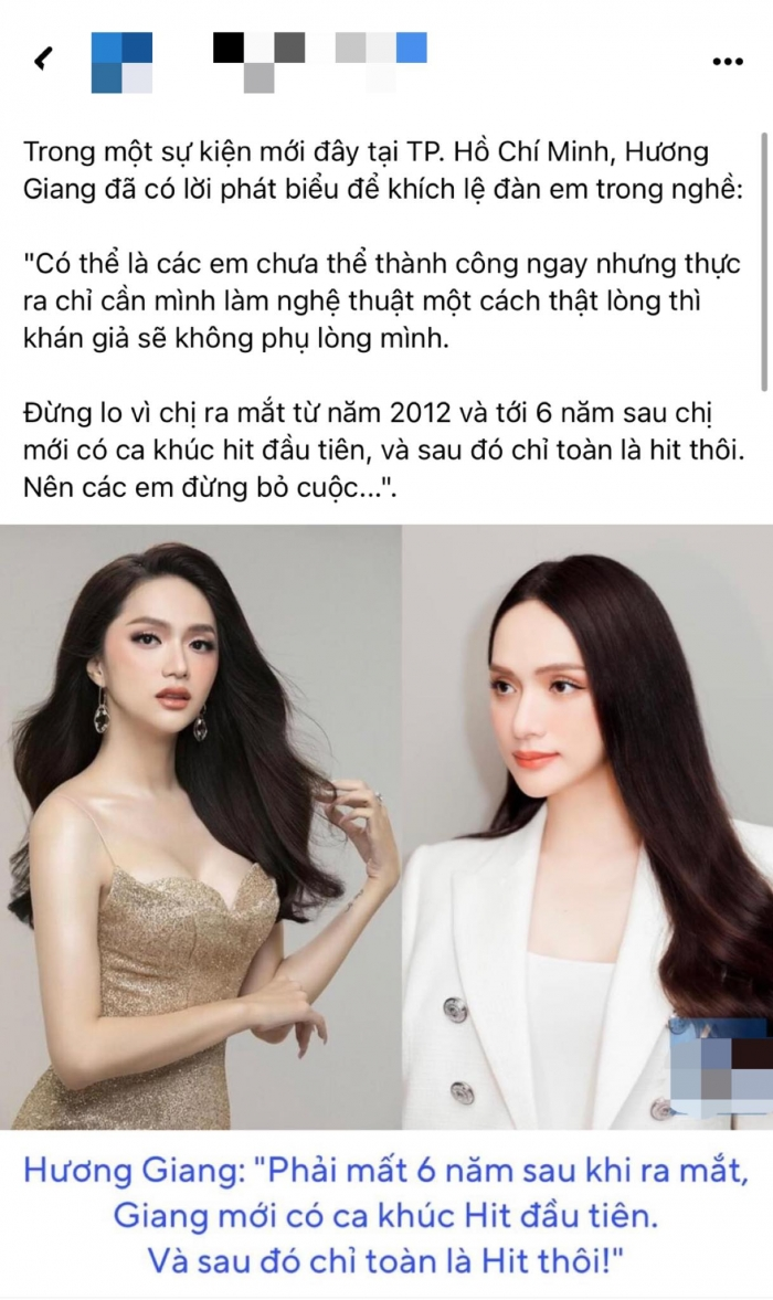 Hương Giang nhận về rổ gạch đá vì tự nhận: Sự nghiệp âm nhạc chỉ toàn là hit thôi - Hình 1