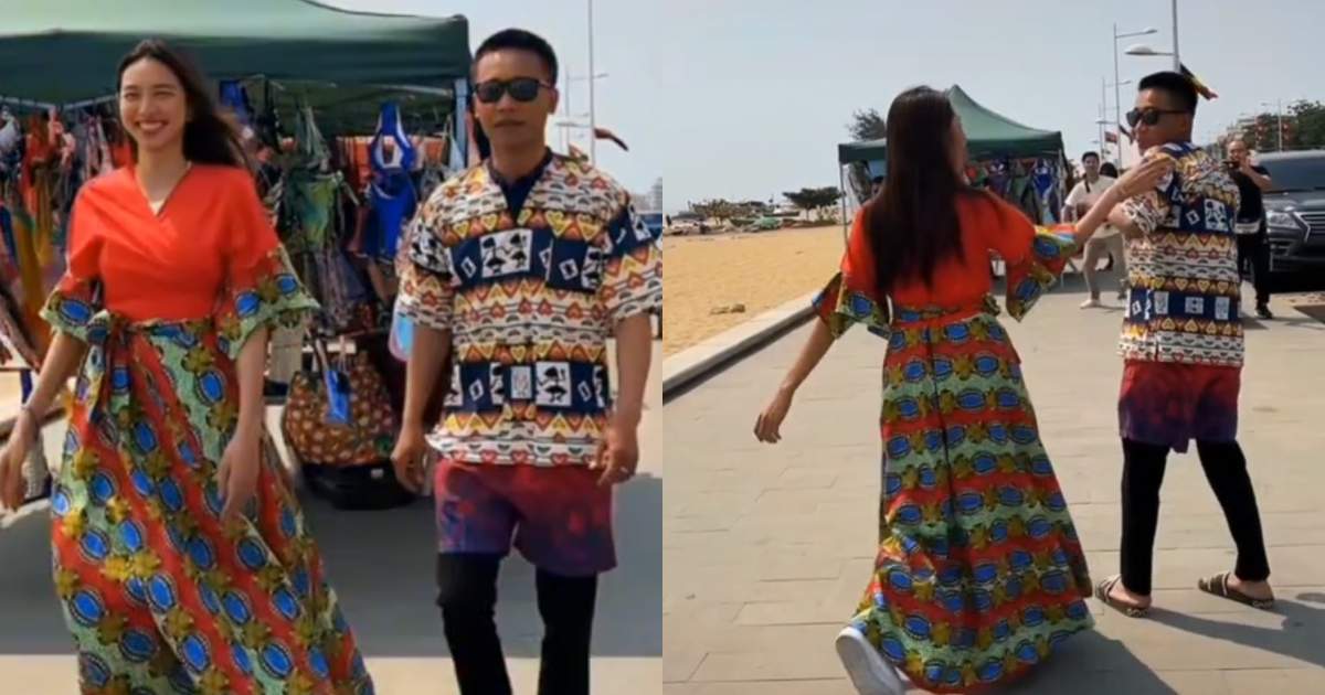Thùy Tiên - Quang Linh bí mật quay MV ở Angola, hậu trường như vợ chồng son - Hình 17