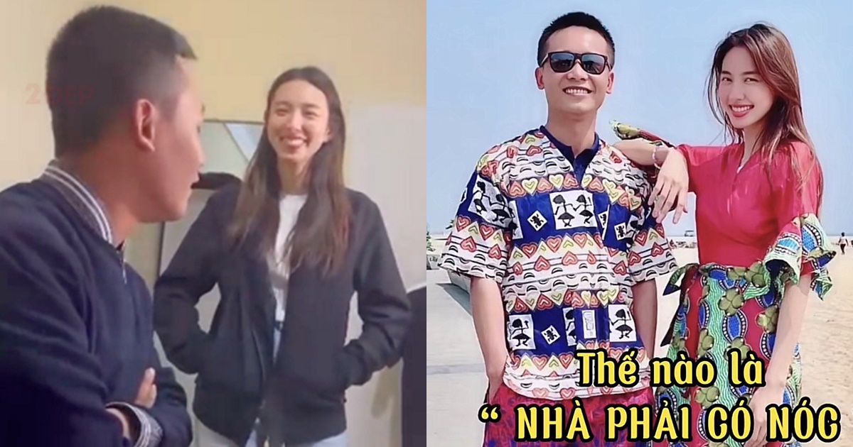 Thùy Tiên đi chợ lựa áo cho Quang Linh Vlog như vợ chồng, chứng tỏ quyền lực nóc nhà qua 1 điểm - Hình 15