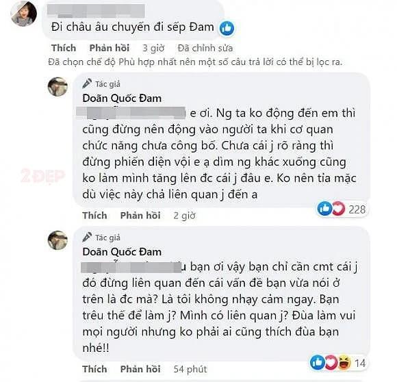 Doãn Quốc Đam gây mê với hình tượng tổng tài sau khi đáp trả cực gắt vụ Hồng Đăng - Hồ Hoài Anh - Hình 5